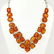 BALTIC AMBER GEMSTONE SILVER PLATED YELLOW NECKLACE - 2