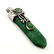 JADEITE GEMSTONE SILVER PLATED PENDANT 2" - 3