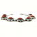 SANDSTONE GEMSTONE SILVER PLATED BROWN BRACELET - 3