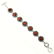 SANDSTONE GEMSTONE SILVER PLATED BROWN BRACELET - 4