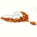 BALTIC AMBER GEMSTONE SILVER PLATED YELLOW NECKLACE - 4