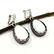 MOTHER OF PEARL GEMSTONE SILVER PLATED EARRING