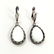 MOTHER OF PEARL GEMSTONE SILVER PLATED EARRING - 3