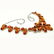 BALTIC AMBER GEMSTONE SILVER PLATED YELLOW NECKLACE - 4