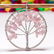 ROSE QUARTZ GEMSTONE TREE OF LIFE CHARM SILVER PLATED - 2