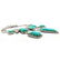 TURQUOISE GEMSTONE ANTIQUE STYLE NECKLACE - 2