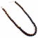 Natural Tiger's Eye Gemstone 8 mm Round Beads Necklace - 2