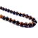 Natural Tiger's Eye Gemstone 8 mm Round Beads Necklace - 3