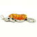 BALTIC AMBER GEMSTONE SILVER PLATED PENDANT JEWELRY 3" - 4