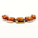 BALTIC AMBER GEMSTONE SILVER PLATED YELLOW BRACELET - 4