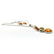 BALTIC AMBER GEMSTONE SILVER PLATED NECKLACE & EARRING - 2