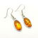 BALTIC AMBER GEMSTONE SILVER PLATED NECKLACE & EARRING - 3