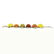 BALTIC AMBER GEMSTONE SILVER PLATED MULTICOLOR BRACELET - 2