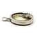 MOTHER OF PEARL GEMSTONE SILVER PLATED PENDANT 1.5" - 4