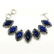 LAPIS LAZULI GEMSTONE SILVER PLATED BLUE BRACELET - 2