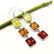 BALTIC AMBER GEMSTONE SILVER PLATED HOOK EARRING