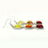 BALTIC AMBER GEMSTONE SILVER PLATED HOOK EARRING - 2
