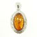 BALTIC AMBER GEMSTONE SILVER PLATED PENDANT JEWELRY - 2