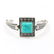 TURQUOISE GEMSTONE SILVER PLATED BLUE BRACELET - 3