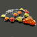 BALTIC AMBER GEMSTONE SILVER PLATED NECKLACE & EARRING - 3