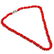 NATURAL RED CORAL GEMSTONE NECKLACE - 2