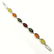 BALTIC AMBER GEMSTONE SILVER PLATED MULTICOLOR BRACELET - 4