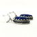 LAPIS LAZULI GEMSTONE SILVER PLATED EARRING - 2
