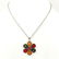 BALTIC AMBER GEMSTONE SILVER PLATED NECKLACE & EARRING - 4