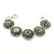 ABALONE SHELL GEMSTONE SILVER PLATED MULTICOLOR - 3