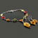 BALTIC AMBER GEMSTONE SILVER PLATED NECKLACE & EARRING - 3