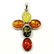 BALTIC AMBER GEMSTONE SILVER PLATED PENDANT JEWELRY - 2