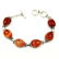 CARNELIAN GEMSTONE SILVER PLATED RED BRACELET - 2
