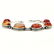 CARNELIAN GEMSTONE SILVER PLATED RED BRACELET - 3