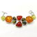BALTIC AMBER GEMSTONE SILVER PLATED MULTICOLOR BRACELET - 2