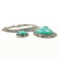 TURQUOISE GEMSTONE ANTIQUE STYLE NECKLACE - 2