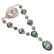 Abalone Shell Gemstone Silver Plated Necklace - 2