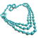 TURQUOISE GEMSTONE NECKLACE JEWELRY - 2