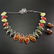 BALTIC AMBER GEMSTONE SILVER PLATED NECKLACE & EARRING - 2