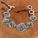ABALONE SHELL GEMSTONE SILVER PLATED MULTICOLOR