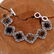 TIGER'S EYE GEMSTONE SILVER PLATED MULTICOLOR BRACELET