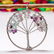 AMAZONITE GEMSTONE TREE OF LIFE CHARM SILVER PLATED - 2