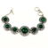 MALACHITE GEMSTONE SILVER PLATED GREEN BRACELET - 2