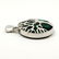 MALACHITE GEMSTONE TREE OF LIFE SILVER PLATED PENDANT - 4