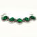 MALACHITE GEMSTONE SILVER PLATED GREEN BRACELET - 2