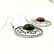RUBY ZOSITE GEMSTONE SILVER PLATED EARRING - 4