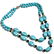TURQUOISE GEMSTONE NECKLACE JEWELRY - 2