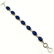LAPIS LAZULI GEMSTONE SILVER PLATED BLUE BRACELET - 4