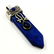 LAPIS LAZULI GEMSTONE SILVER PLATED PENDANT 2" - 3