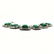 MALACHITE GEMSTONE SILVER PLATED GREEN BRACELET - 3