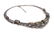 Abalone Shell Gemstone Silver Plated Necklace - 3